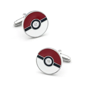 Gemelli da gioco simpatico cartone animato da uomo Gemelli in ottone di qualità con design da elfo animale domestico di colore rosso all'ingrosso e al dettaglio