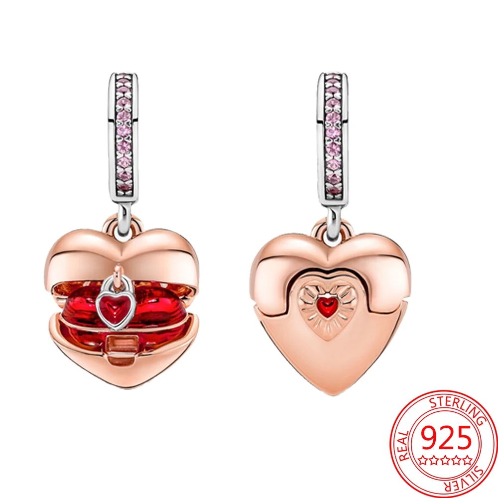 Designer Pandora Bracelet 925 Sterling Silver Silvert Heart Heart Charm For  Womens Wedding Gift From Lovergift, $11.49