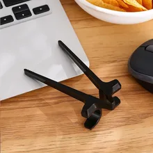  Creative Finger Chopsticks Portable Potato Chip Snack Clip Easy To Operate Tongs Salad Food Not Dirty Hand Lazy Chopstick Tool 