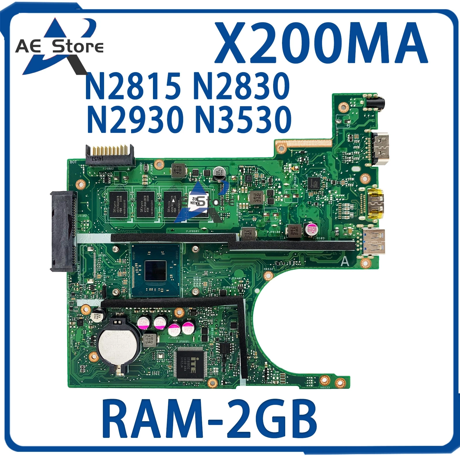 X200M планшетофон, планшетофон для ноутбука, X200MA F200MA K200MA, материнская плата для ноутбука N2815 N2830 N2840 N2930 N2940 N3520 N3530 N3540