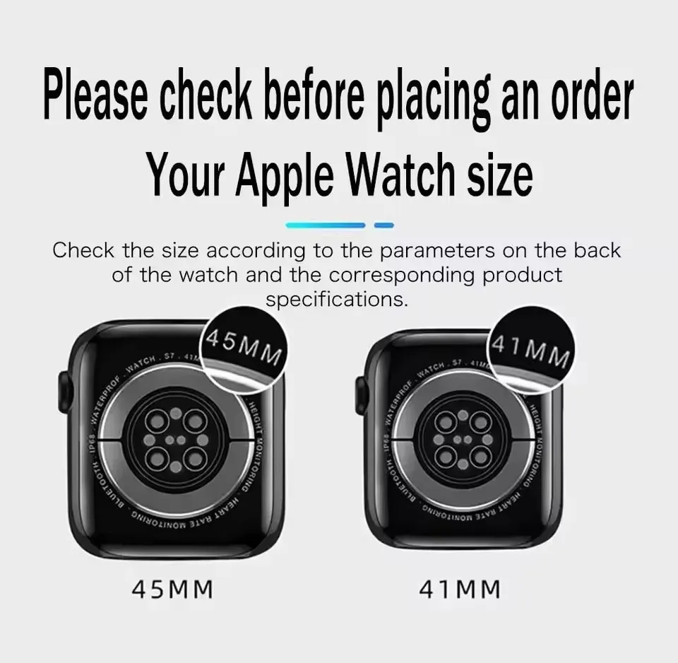 Enhanced Screen Protector Cover for Apple Watch - TPU Shell Accessory
