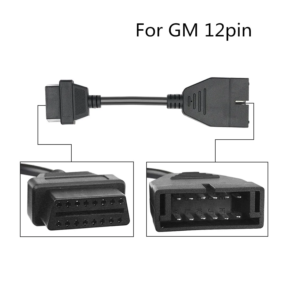 고품질 자동 진단 어댑터 GM 12 핀 GM12  16 핀 GM 차량용 자동 스캐너 어댑터, GM 차량용 진단 어댑터