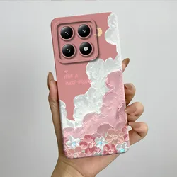 Sweet Painted Cartoon Design Soft Silicone TPU Shockproof Protective Phone Case for Xiaomi 14T Pro (FEN-TYFEN0119)