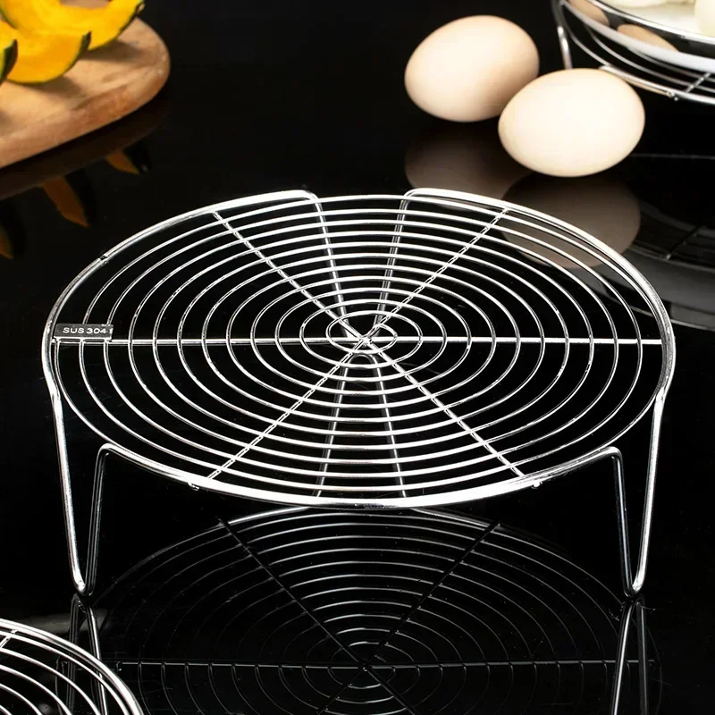 Stainless Steel Steamer Rack Steaming Tray Multifunction Stuffed Bun Eggs Grill Steam Stand Shelf Kitchen Cooking Accessories steamer rack steamer basket silicone steamer pad