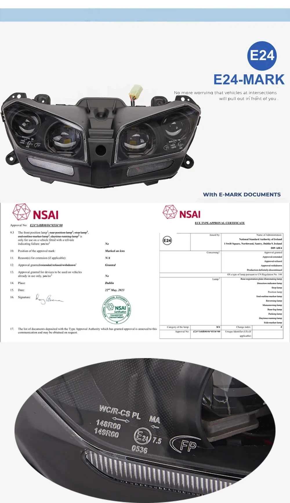 MT09 2017-2020 Scheinwerfer Motorrad Frontverkleidung Obere Nasenverkleidung Halterung Abdeckung Set Wasserdicht Für YAMAHA MT 09 MT-09 FZ09 – Detail 2