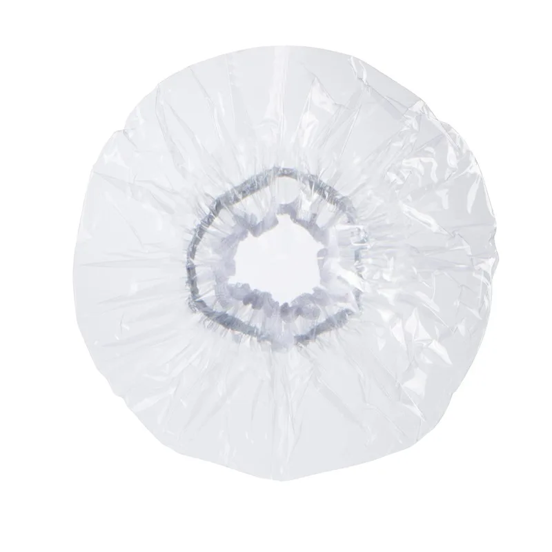 Deluxe Oversized Waterproof Shower Cap - Reusable Transparent Bathing Accessory
