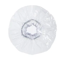 Deluxe Oversized Waterproof Shower Cap - Reusable Transparent Bathing Accessory (30cm)
