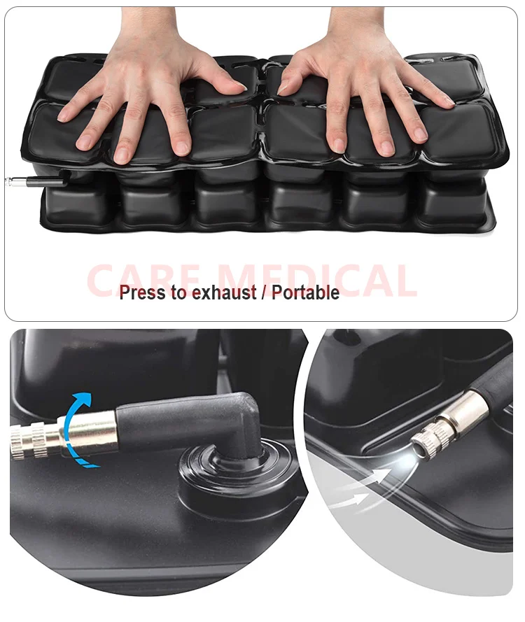 Newest Product Air Cell Inflatable Seat Cushion Suit Pad For Wheelchair, Office Chair, Car Comfortable Life