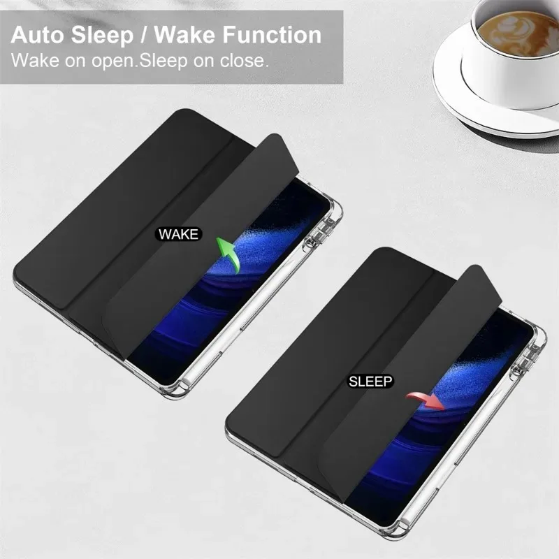 Magnetic Smart Tablet Cover with Pencil Holder