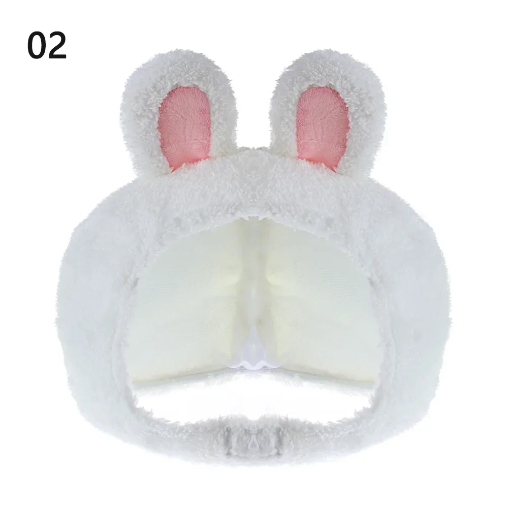 Novelty Funny Big Frog Eyes Bunny Ears Cute Cartoon Plush Hat Toy Green Full Headgear Cap Cosplay Costume Party Dress Up Hat 5
