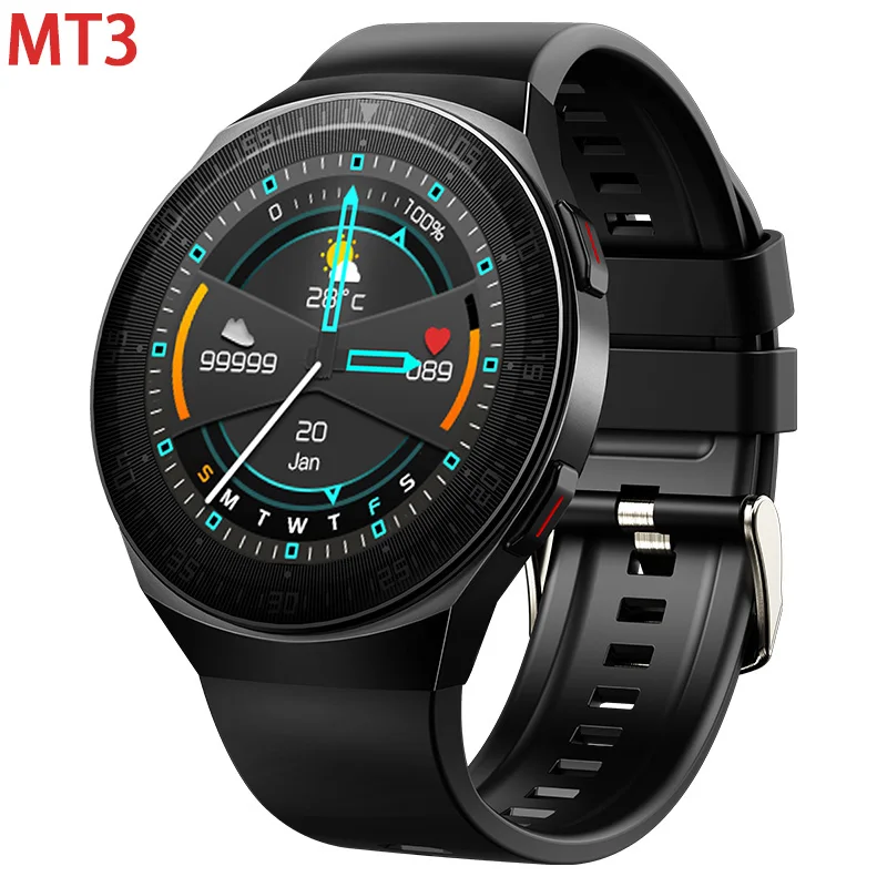 8G Memory Music MT3 Smart Watch Sound Record Storage Blue Tooth Call Smartwatch For Men Women Blood Pressure Fitness Tracker 