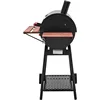 Royal Gourmet CC1830V 30 Barrel Charcoal Grill with Wood-Painted Side Front Table, 627 Square Inches Cooking Space 3