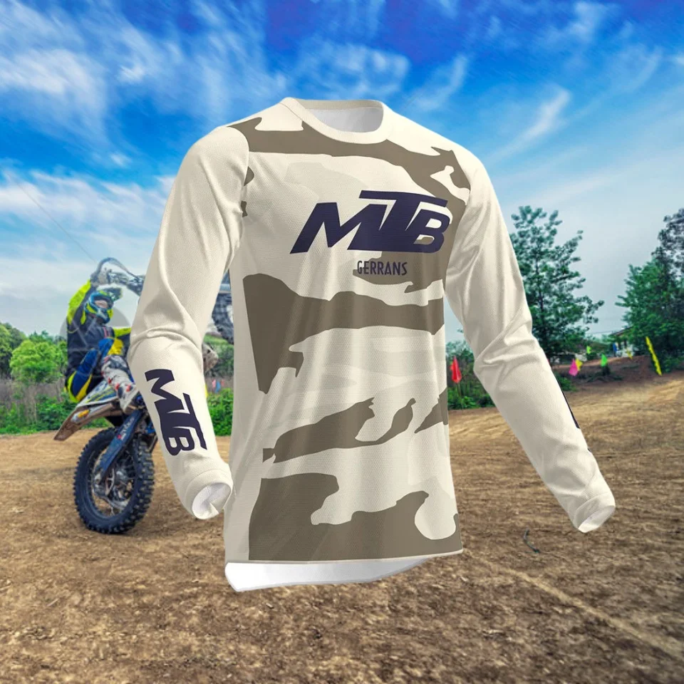 MountainBikeRidingMTBLongSleevedT-shirt,2025-2026New3DPrintedMTBRidingTop,BreathableandFastDrying,Subdued-AliExpress201355758