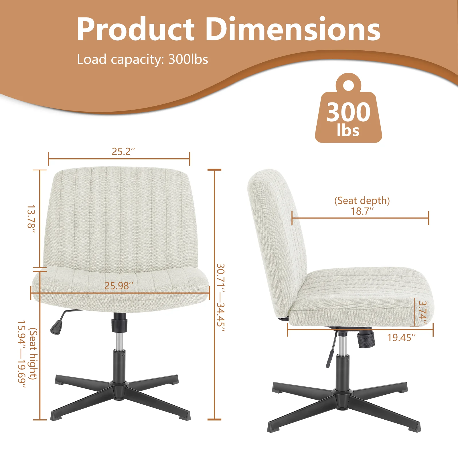 swivel armless chair Swivel Armless Chair 6