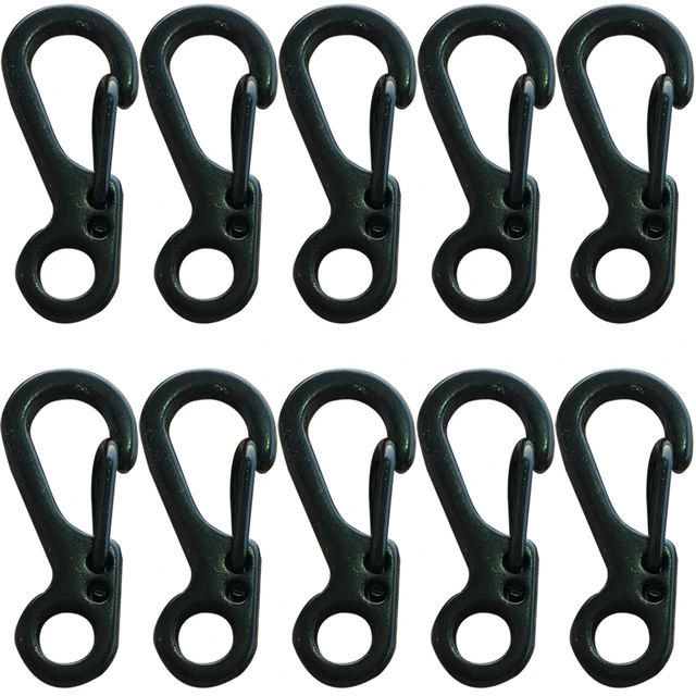 10pcs Camping Mini Spring Clip Aluminum Alloy Heavy Duty Outdoor