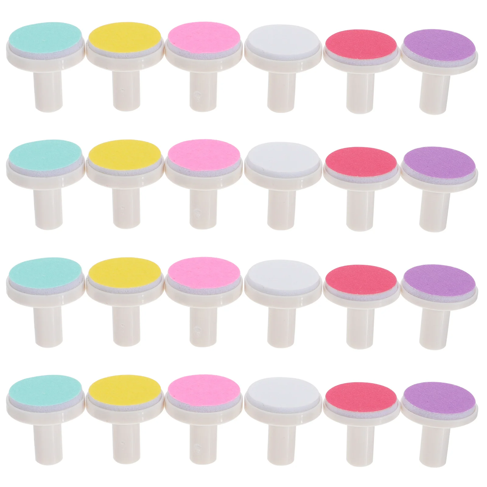 Nail Care Kit Nail Grinder 24 Pcs Grinding baby nail heads Sandpaper pad Trimmers Grooming kit Replacement pads Electric clippers File