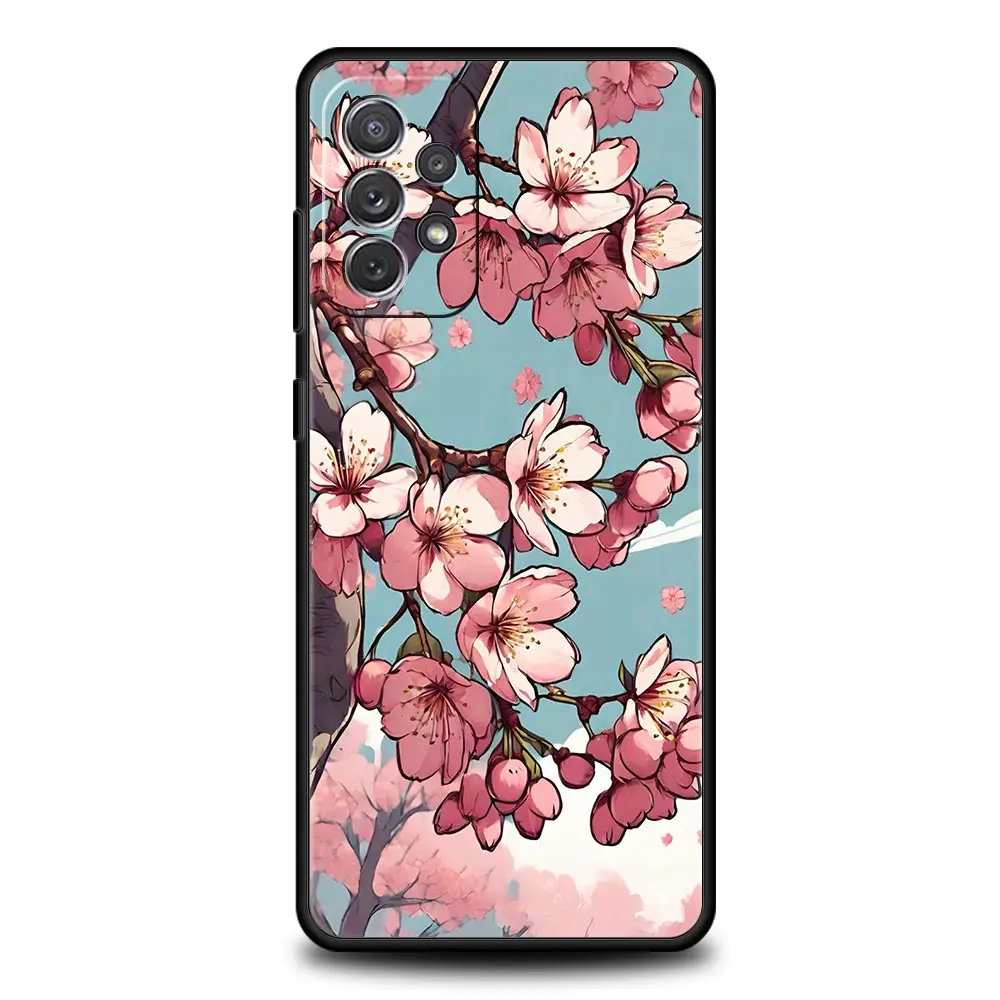 Cherry Blossom Tree Phone Case Cover - Elegant Protective Design
