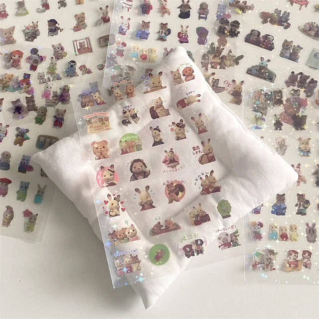 Y2K Cute Glitter Sticker Set 6