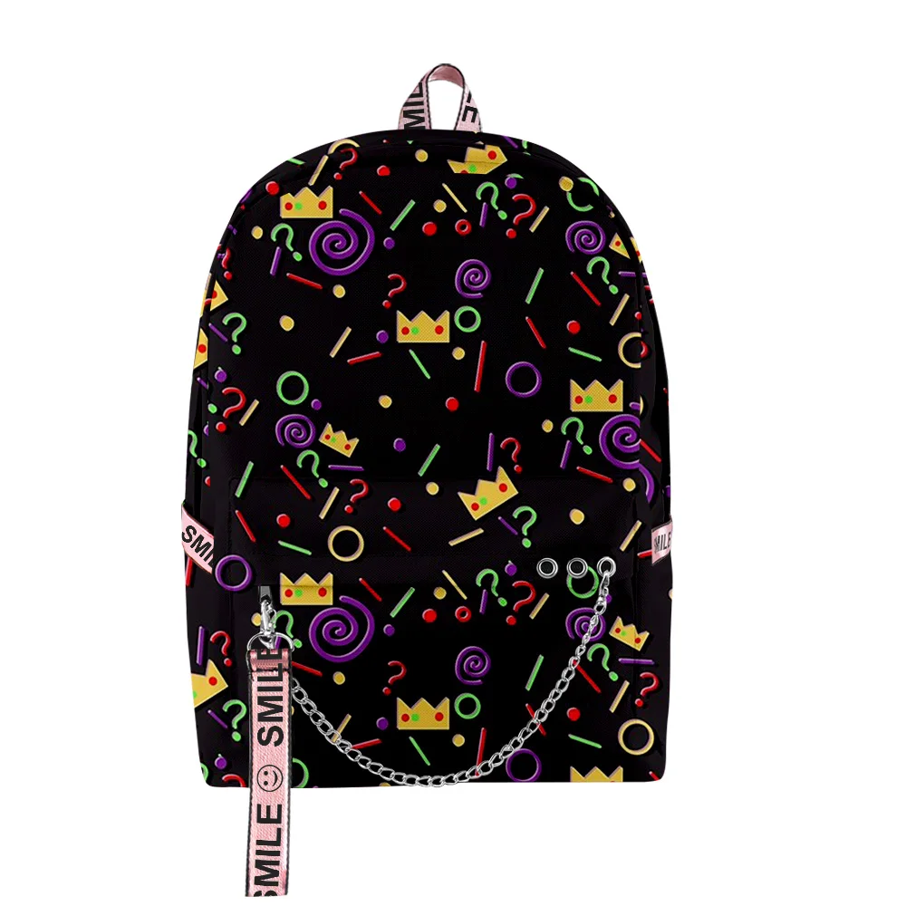 Classic  Novelty Funny dreamteam Student School Bags Unisex 3D Print Oxford Waterproof Notebook multifunction Travel Backpacks