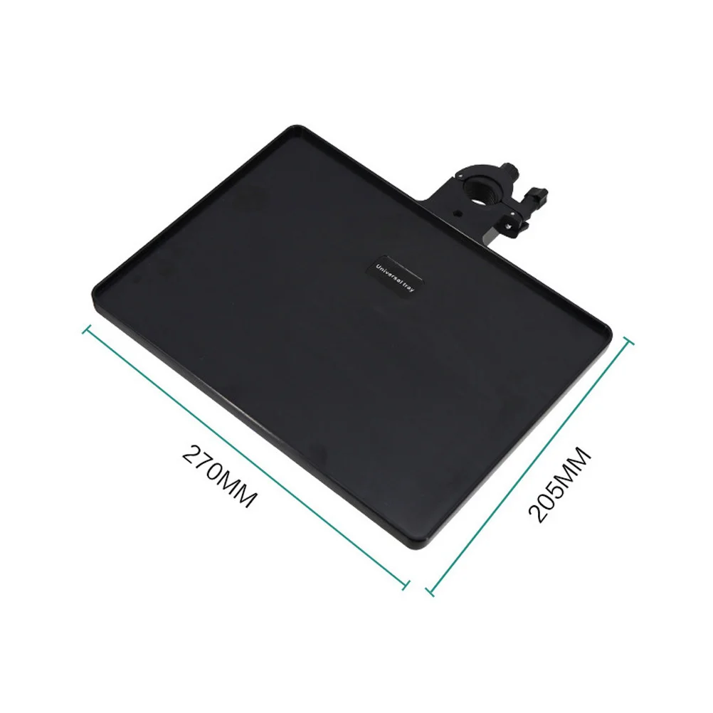 Adjustable Height Plastic Tray Microphone Stand Shelf Sound Card Holder Clip On Rack Live Broadcast Accessory