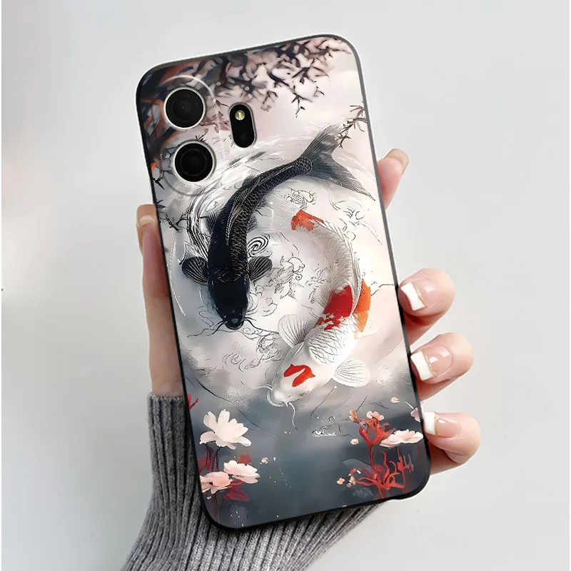 Luxury Cute Love Rabbit Soft Black TPU Silicone Phone Case Back Cover