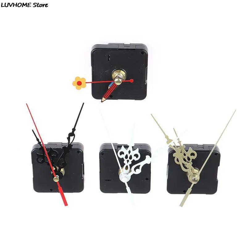 DIY Clock Mechanism Movement Silent large wall Clock Quartz Movement Mechanism Black and Red Hands Repair Tool Set Home Decor wall clock clock repair parts