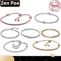 Chaîne Serpent Classique 925% Multi-Styles Réglable DIY pour Pendentif et Bracelet, Bijoux de Mode Féminins, Accessoires Cadeau Fête des Mères 1