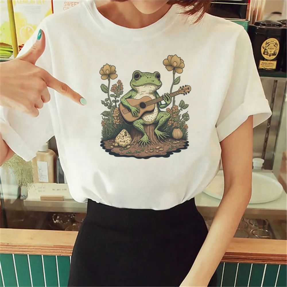 

Frog top women Japanese anime harajuku tshirt girl y2k clothing
