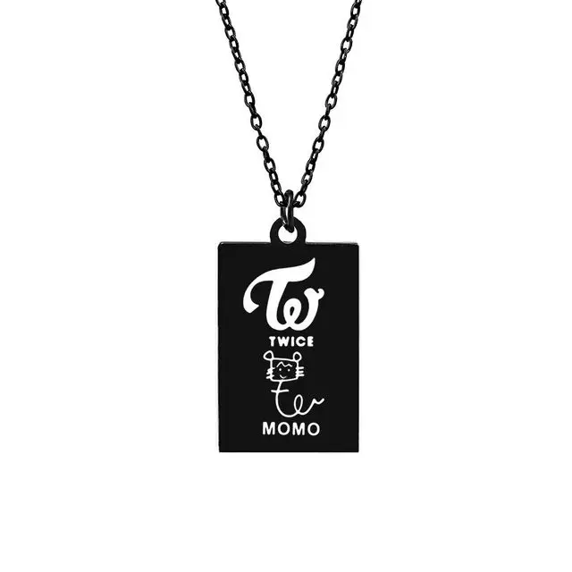 KPOP Twice Team Necklace Korean Fashion Stainless Steel