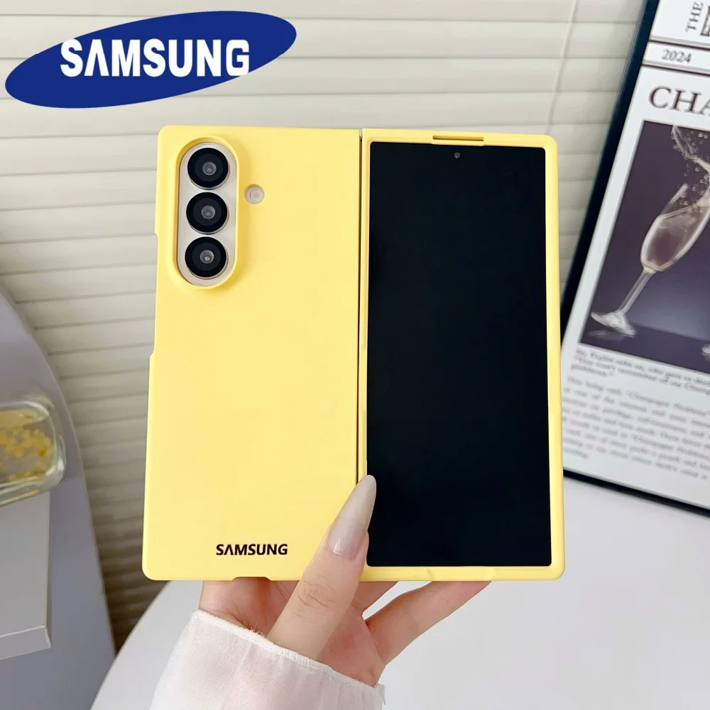 Luxury Ultra-Thin Skin Feel Shockproof Foldable Phone Case - Candy Color Anti-Drop Bumper Cover
