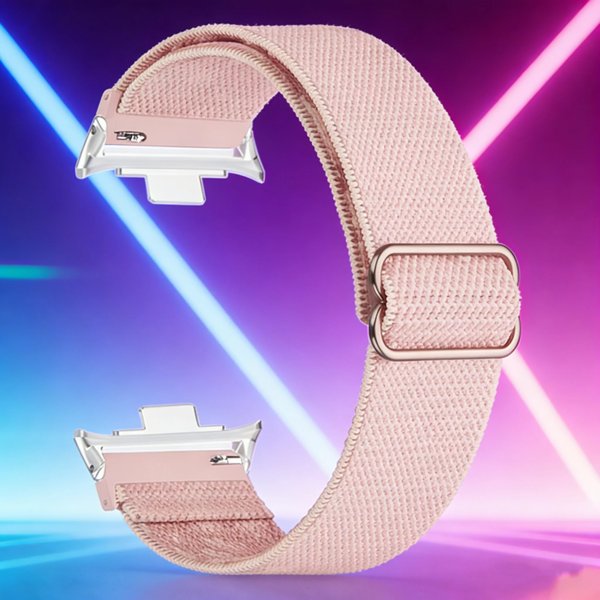 Elastic Nylon Solo Braided Watch Band Loop - Universal Replacement Bracelet