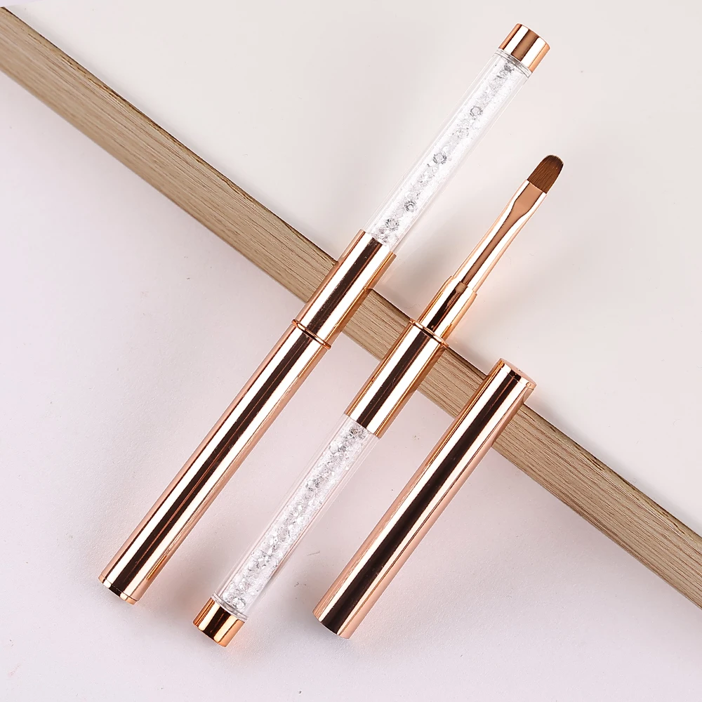 Nail Art Polvere liquida acrilica Intaglio Gel UV Estensione Costruttore Pittura Pennello Linee Liner Penna da disegno Strumento per manicure Born Pretty - immagine 5