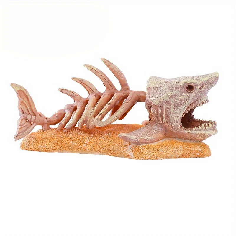 Stunning Decorative Fish Tank Ornaments With Fish Skeletons image