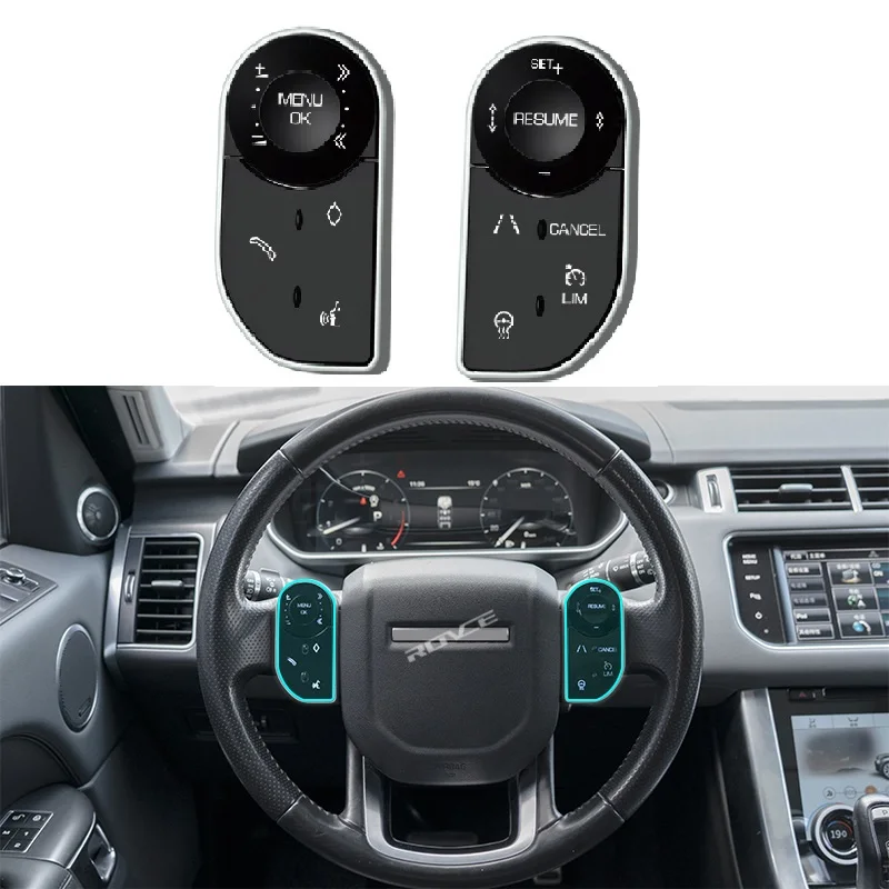 Car steering wheel LCD touch button for Land Rover Range Rover Executive Range Rover Sport Discovery 5 2013 2014 2015 2016 2017