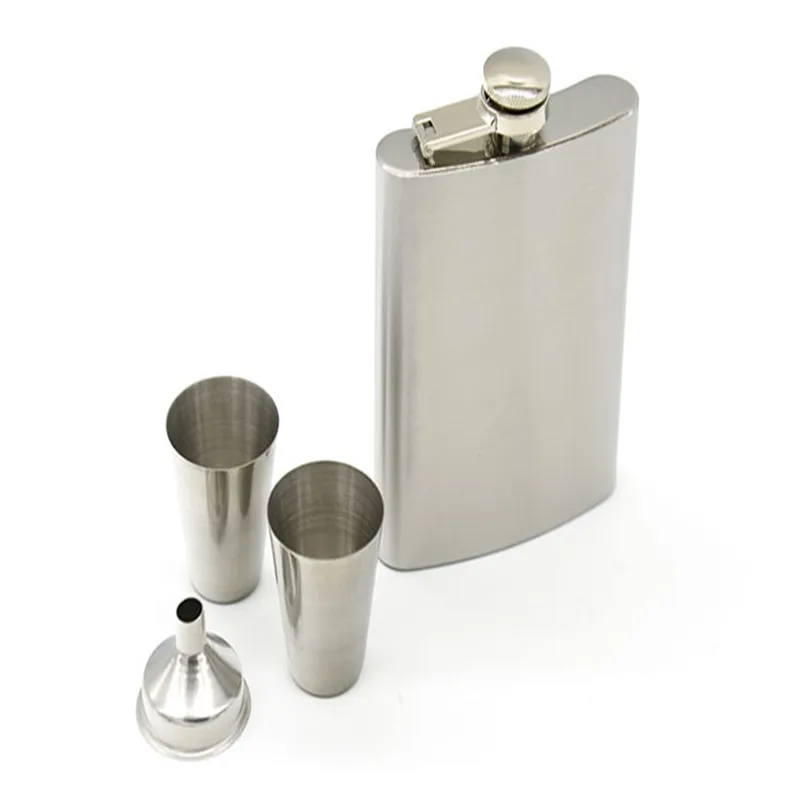 Stainless Steel Hip Flask for Men, Hip Flask, Wine Gift Box Package