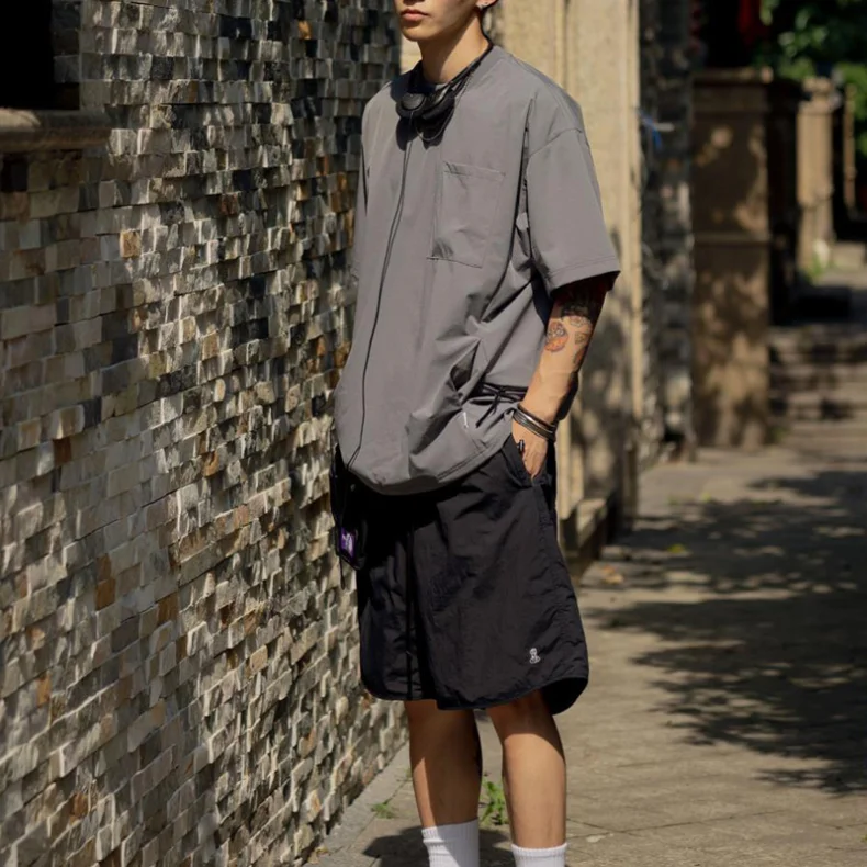 栽培マン tokyoシルク500 Japanese Casual Outdoor T-shirt Mountain Quick-drying Multi