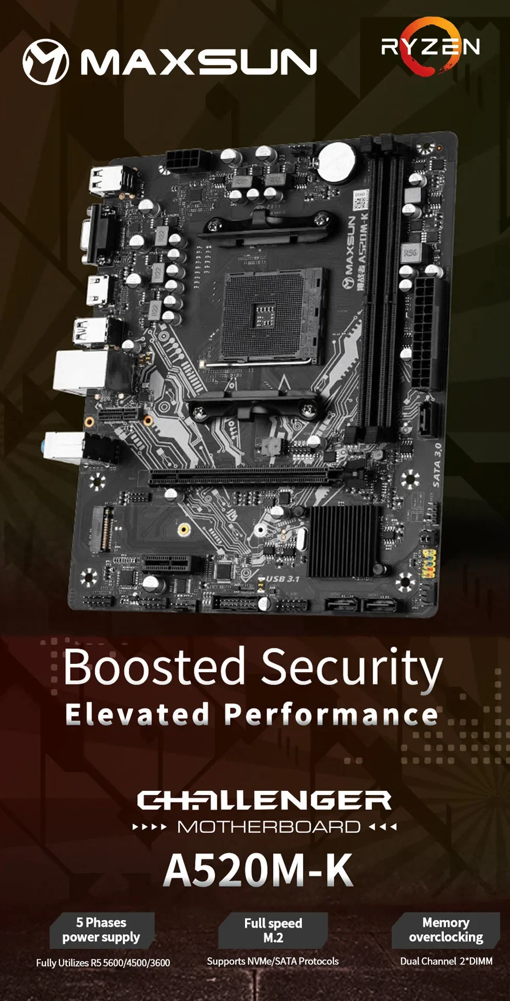 A320m S2h Msi A320 Overclocking A320m S2h A320m R5 3600 AMD Ryzen