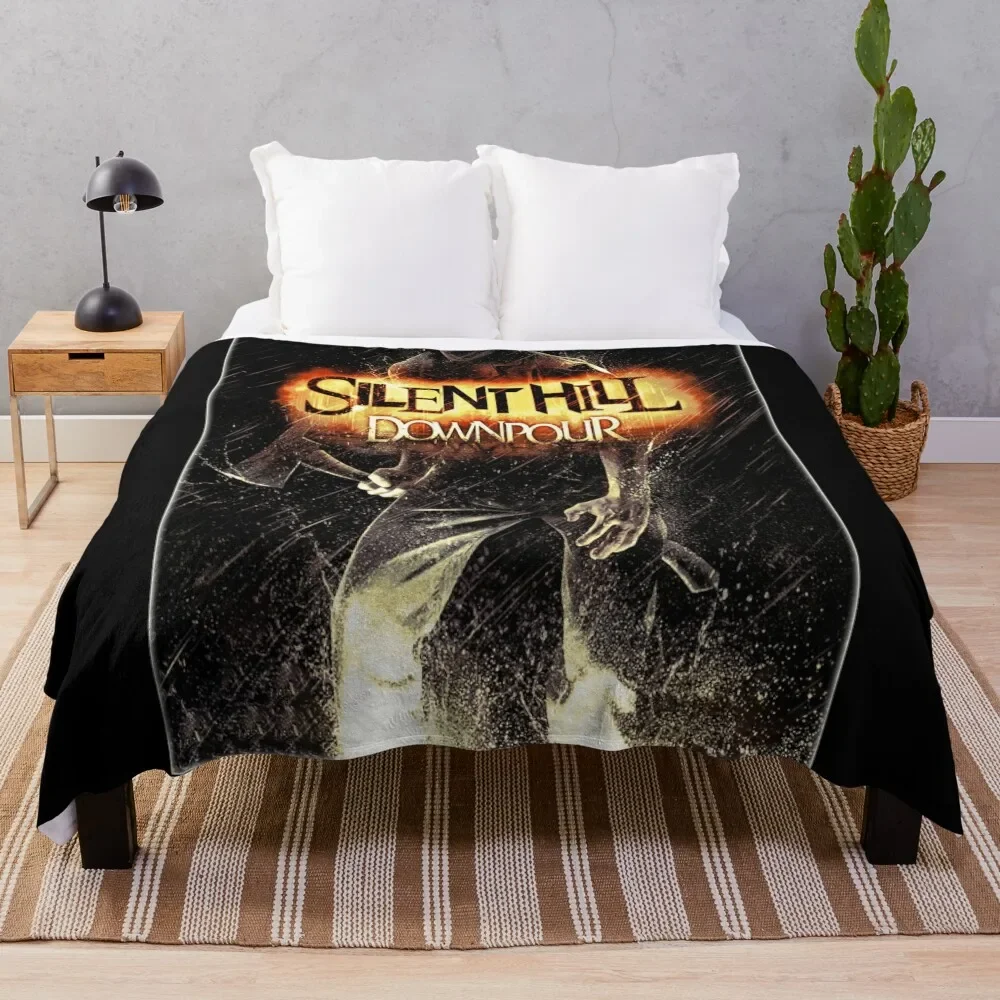 Silent Hill Downpour - Box Art Cover (Originale)-Brazz Throw Blanket Biancheria Da Letto Warm For Winter Moving Coperte
