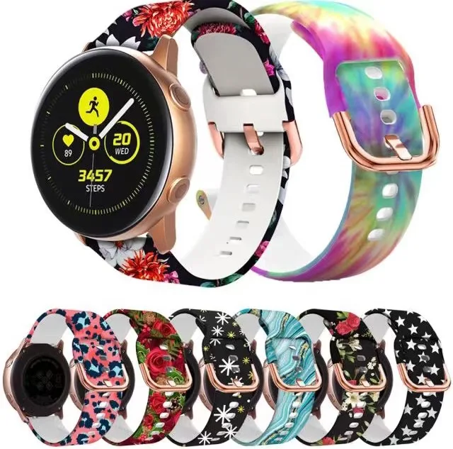 Correa de reloj inteligente de 20mm para Samsung Galaxy Watch Active2