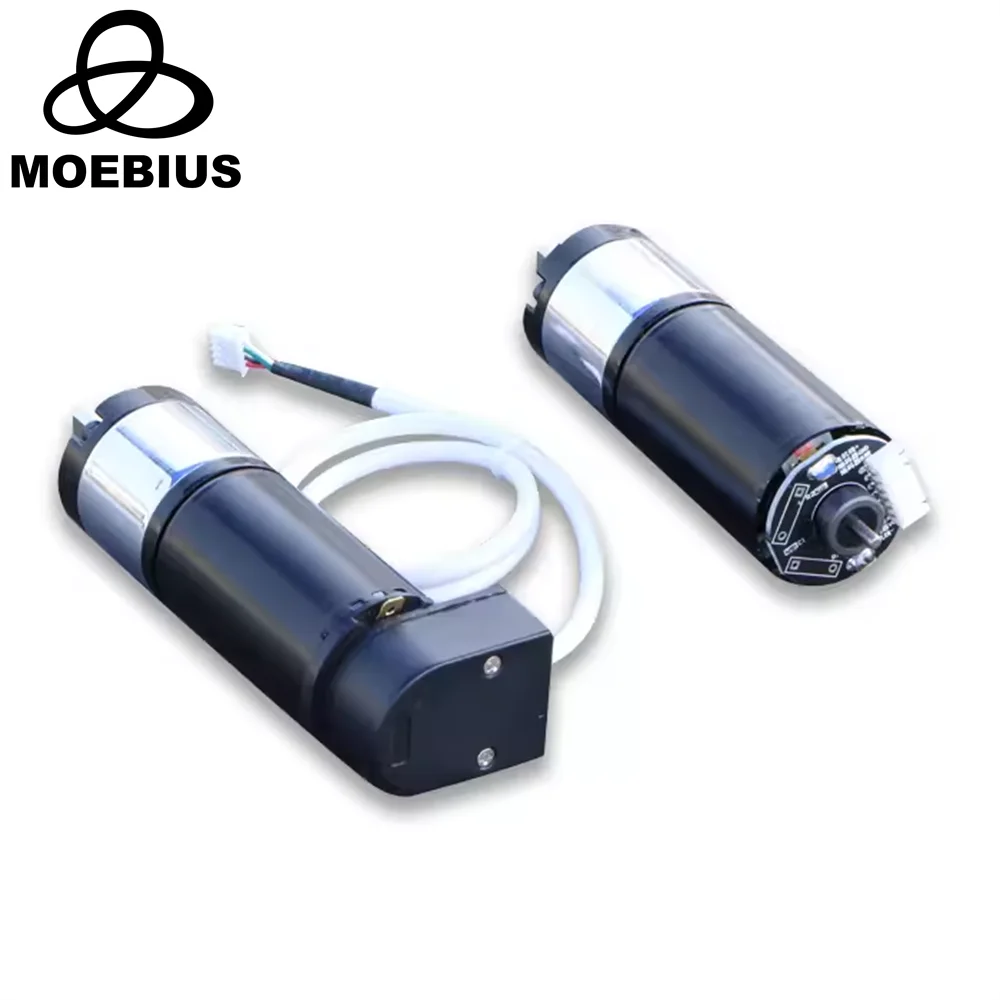 유성 감속 모터, 홀 및 고정밀 GMR 인코더, 저속 지터 프리, MD36, 24V..