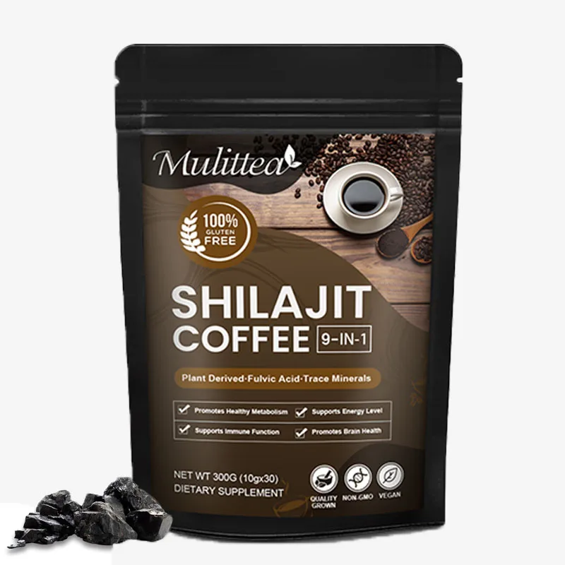 Mulittea Pure Himalayan Organic Shilajit Resin Contains 85+ trace Minerals and Futretinoin shilajit extract