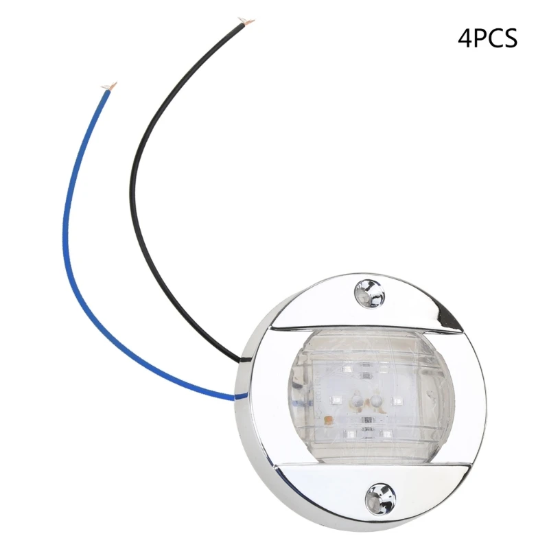 

Marine Boats LED Stern Light Deck Courtesy Light Marine Interior Cabin Lights 4x