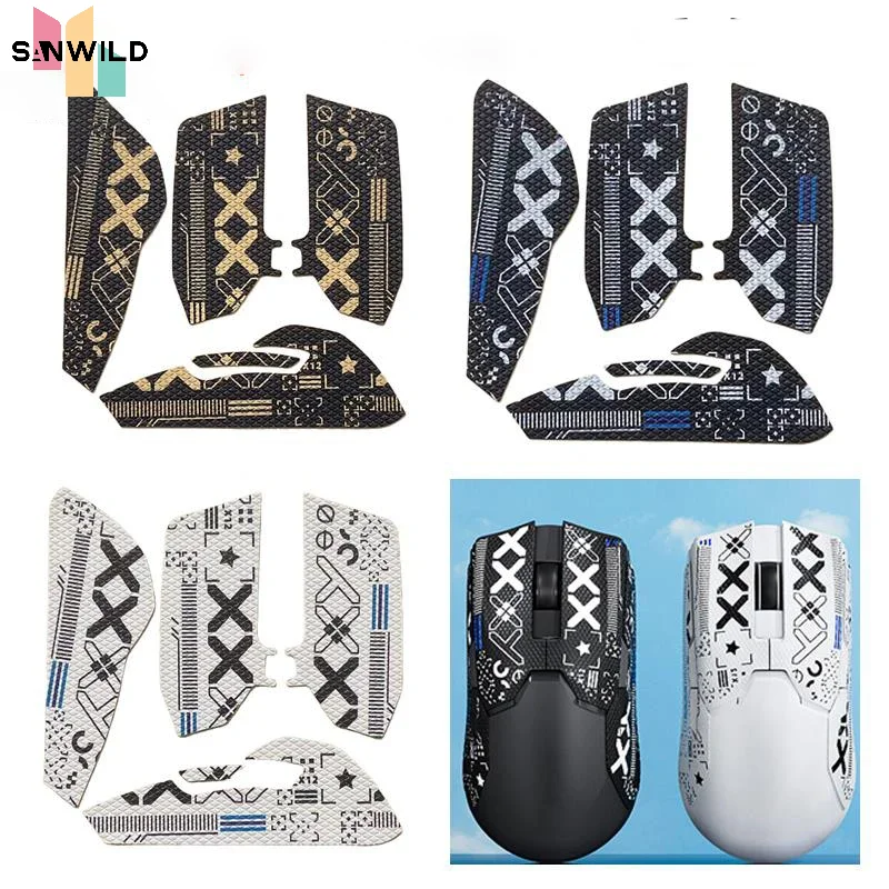 Mouse Grip Tape Skate Handmade Sticker Non Slip Suck Sweat mouse skates mouse anti slip sticker 1Pc For Razer Viper Ultimate DeathAdder V2 PRO mini Wireless Mouse