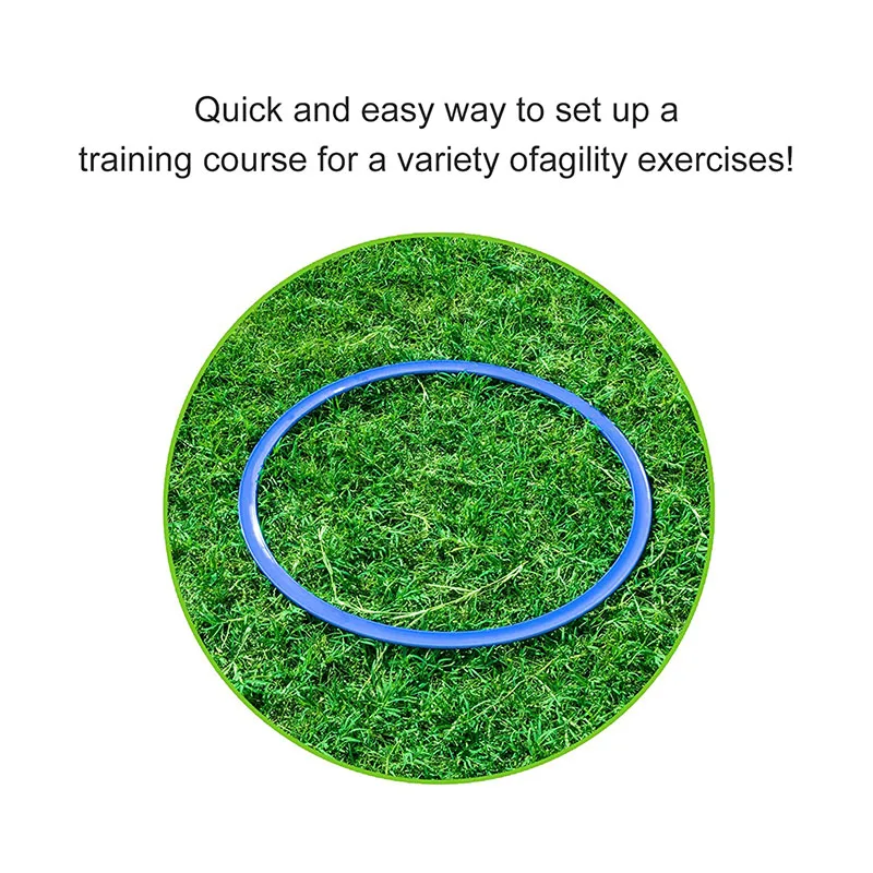 5/12pcs Durable Agility Training Rings Portable Football Soccer Speed Agility Training Rings Sport futbol Equipment