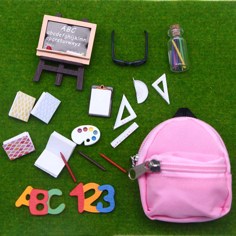 School Supplies Doll Accessories Mini Simulation Miniature School