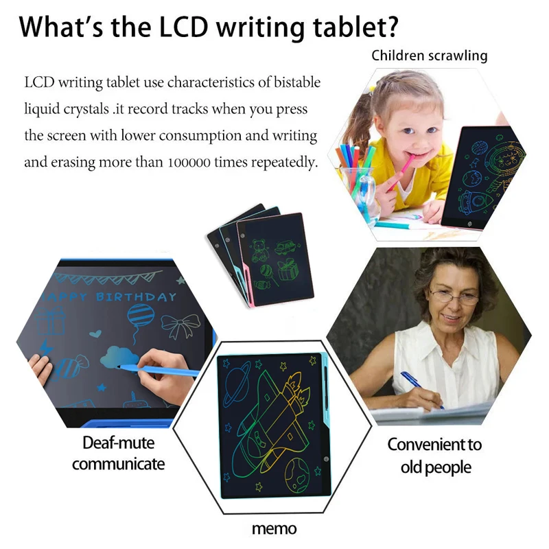 20inch/16inch LCD Writing Tablet Drawing Board Kids Graffiti Sketchpad Toys Handwriting Blackboard Magic Drawing Board Toy Gifts 3