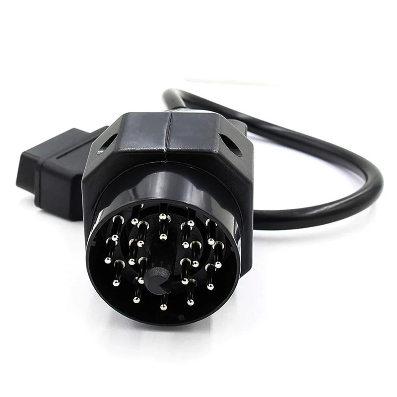 OBD Adapter for BMW 20pin to OBD2 16PIN Female Connector e36 e39 X5 Z3 obd2 car Extension cable for BMW 20 pin INPA autocom