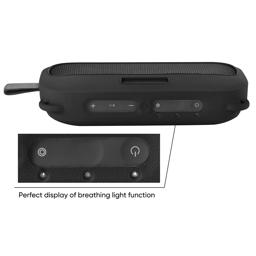 Silicone Case Cover Travel Protective Carrying Pouch Protective Skin Sleeve for Bose SoundLink Flex 1st Gen 2nd Gen Speaker