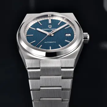 PAGANI DESIGN 남성용 자동 기계식 시계, NH35 스테인리스 스틸 사파이어 10Bar 스포츠 시계, AR Reloj Hombre, 40mm, 2023 신제품