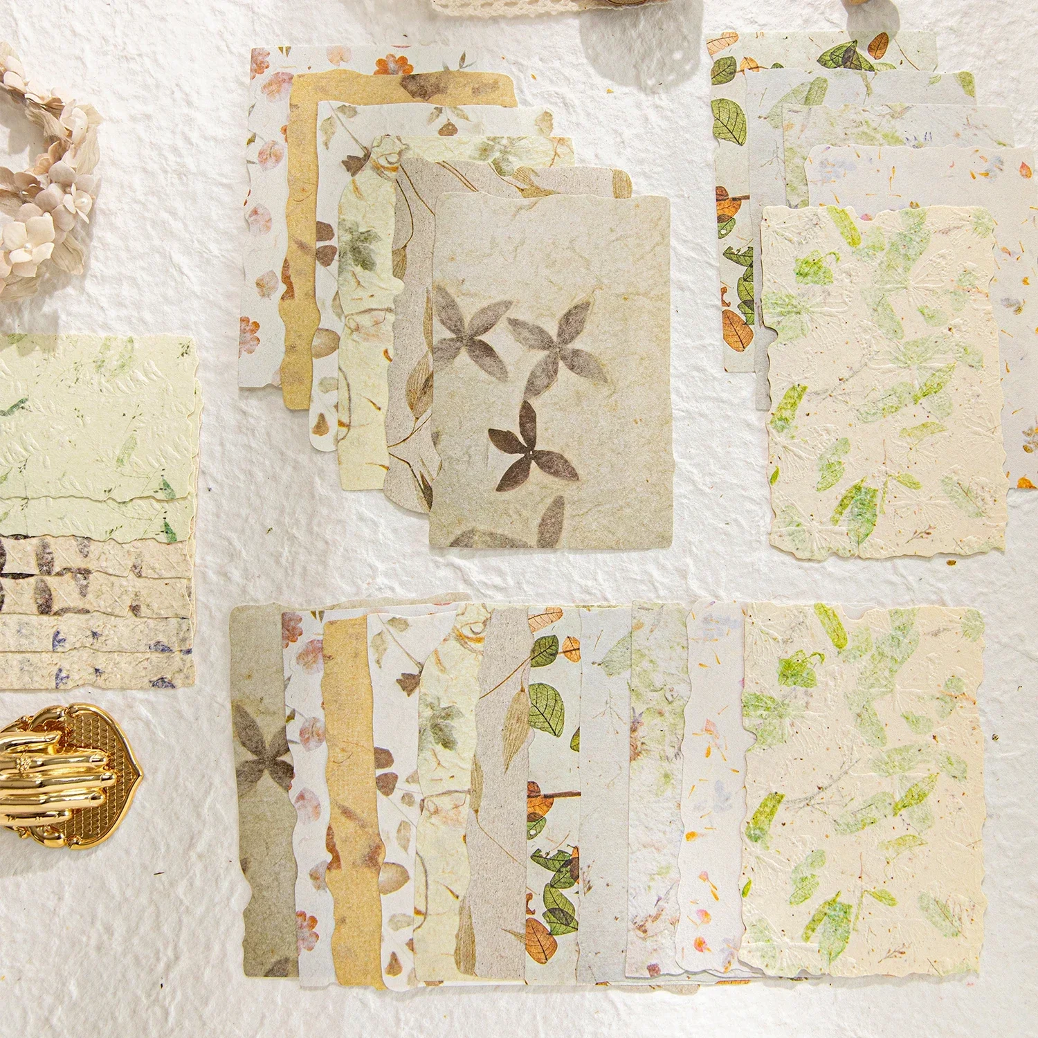 28pcs/pack Vintage Materials Paper DIY Scrapbooking Collage Junk Journal Aesthetics Stationery Planner Decor Paper 4